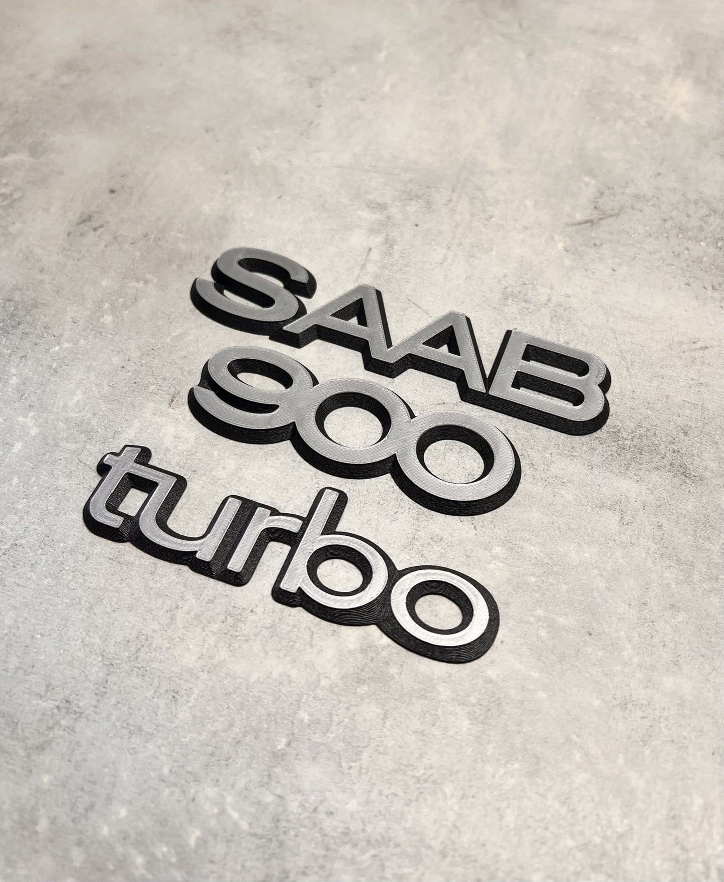 Emblem set Saab 900 turbo