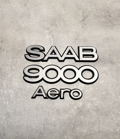 Emblem set 9000 Aero