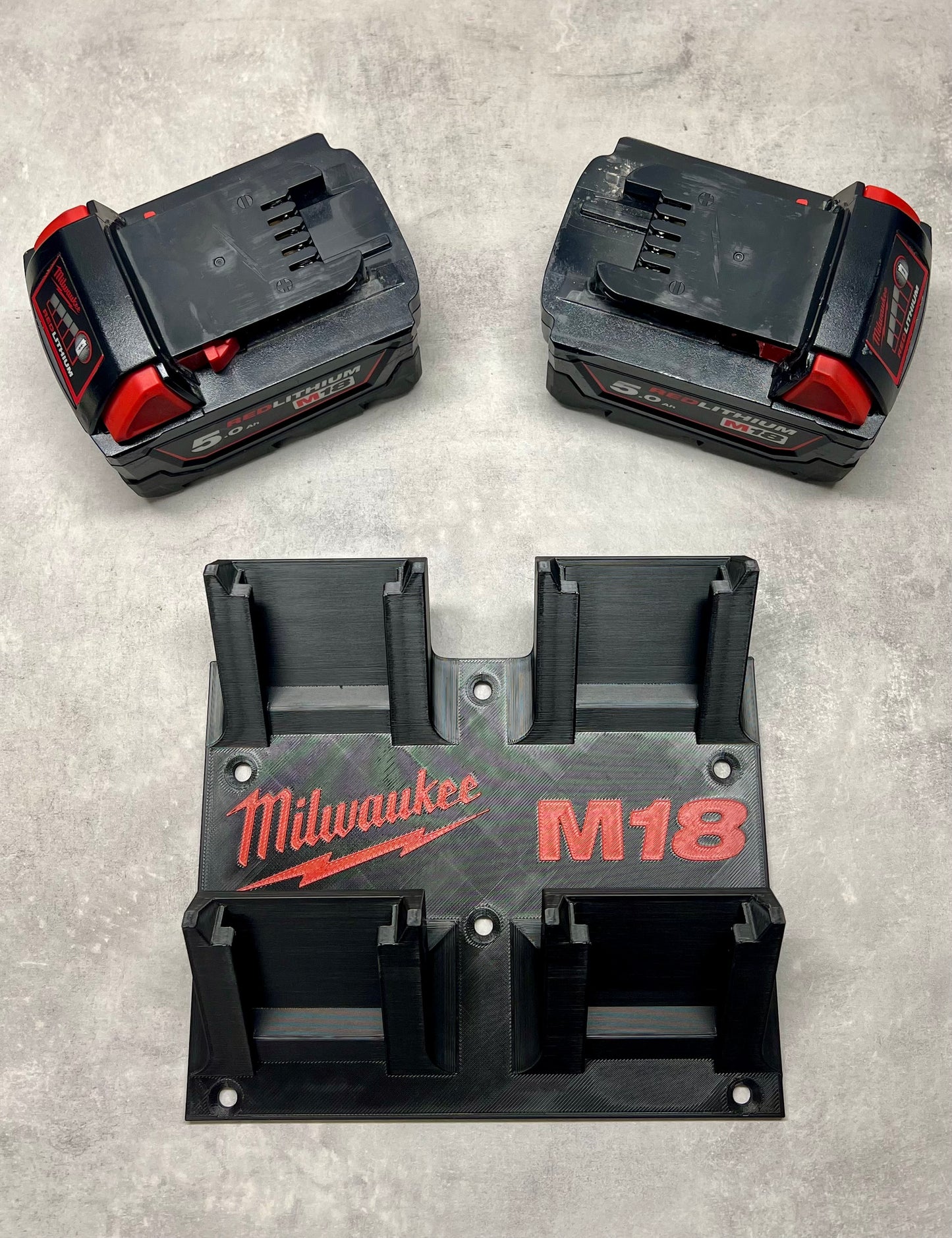 Milwaukee M18 batterifäste
