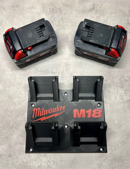 Milwaukee M18 batterifäste