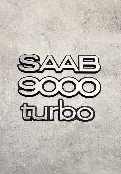 Emblem set 9000 turbo
