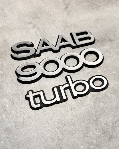 Emblem set 9000 turbo