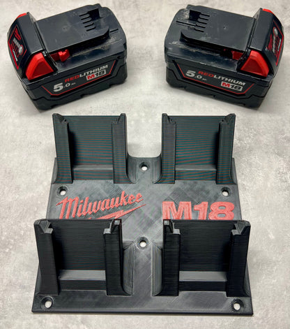 Milwaukee M18 batterifäste